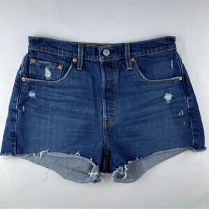 Levi's 501 Original Shorts - Charleston Cracked Blue